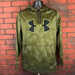Under Armour Men's Small Storm1 Green Camo Hoodie – ColdGear, Athletic Fit